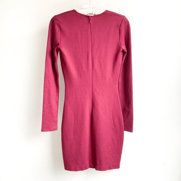 Babaton Aritzia V-Neck Bodycon Dress - Picture 3 of 12